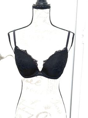La Perla Lace Underwire Black Bra 38B